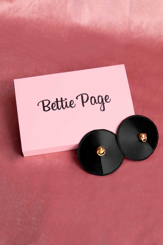 Etta Black Ring Nipple Pasties