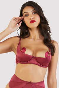 Etta Red Ring Nipple Pasties