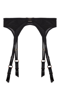 Holland Strappy Fishnet and Mesh Suspender Belt