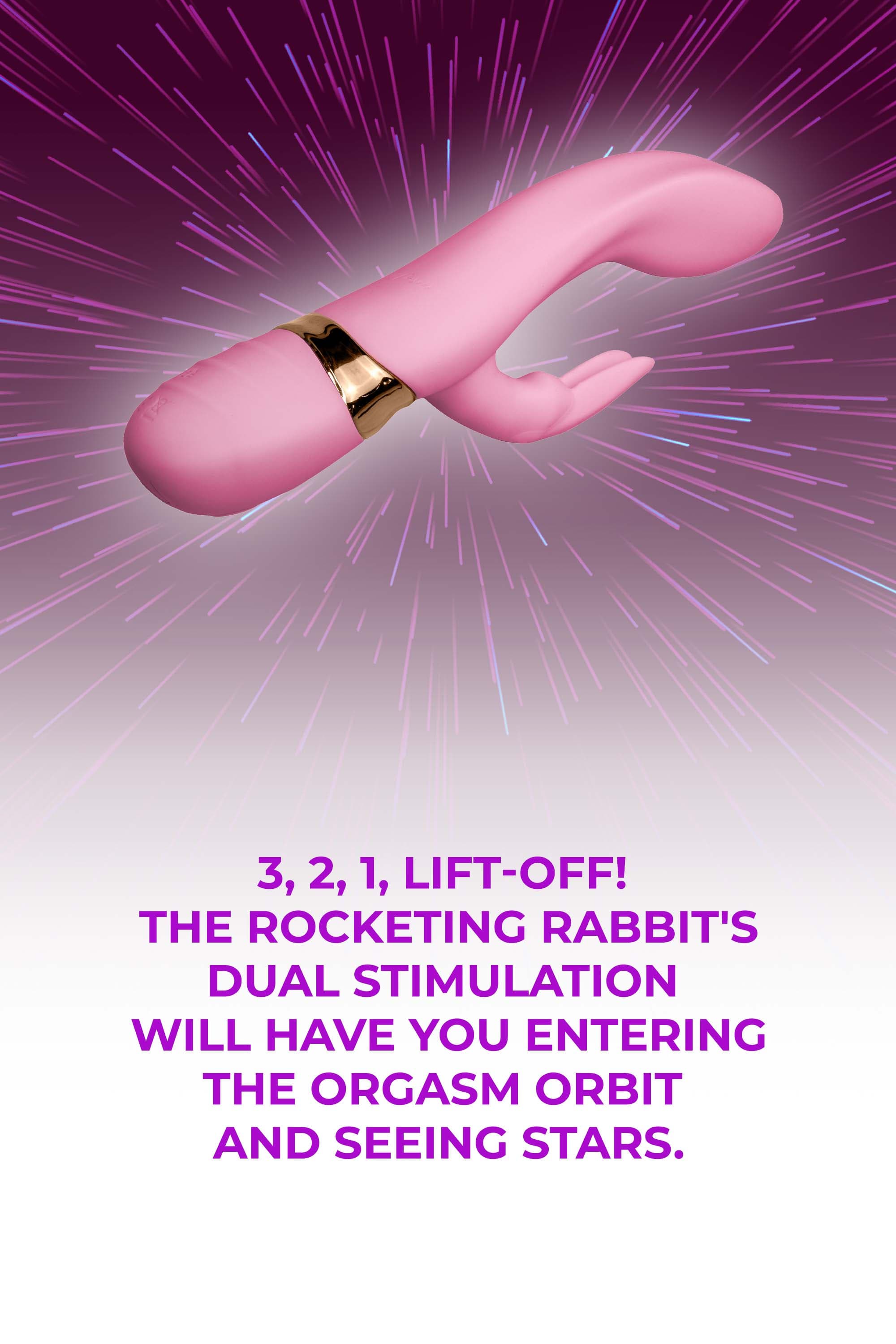 Rocketing Rabbit Silicone With 7 Vibration Settings