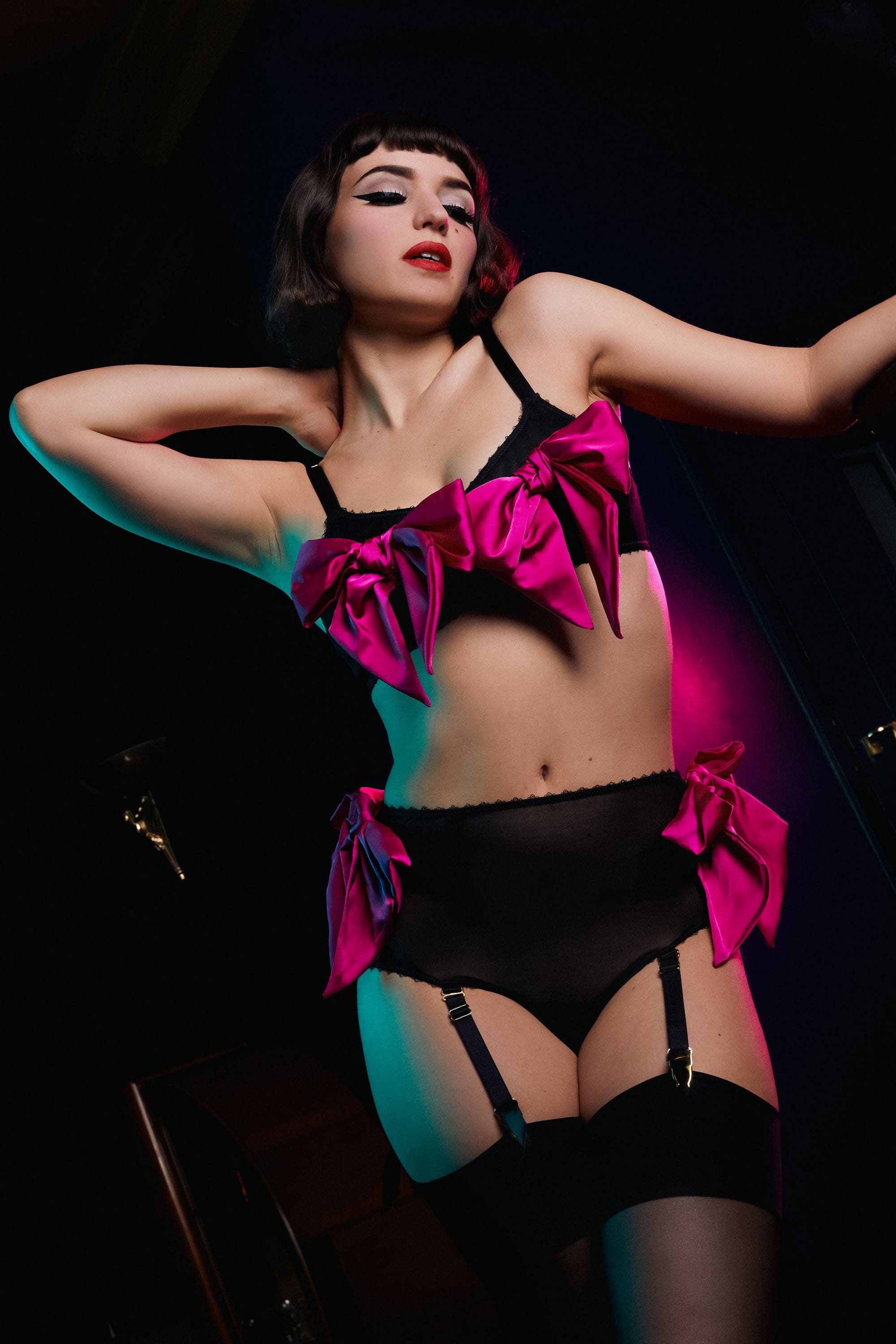 Dahlia Birthday Bow Wireless Bra