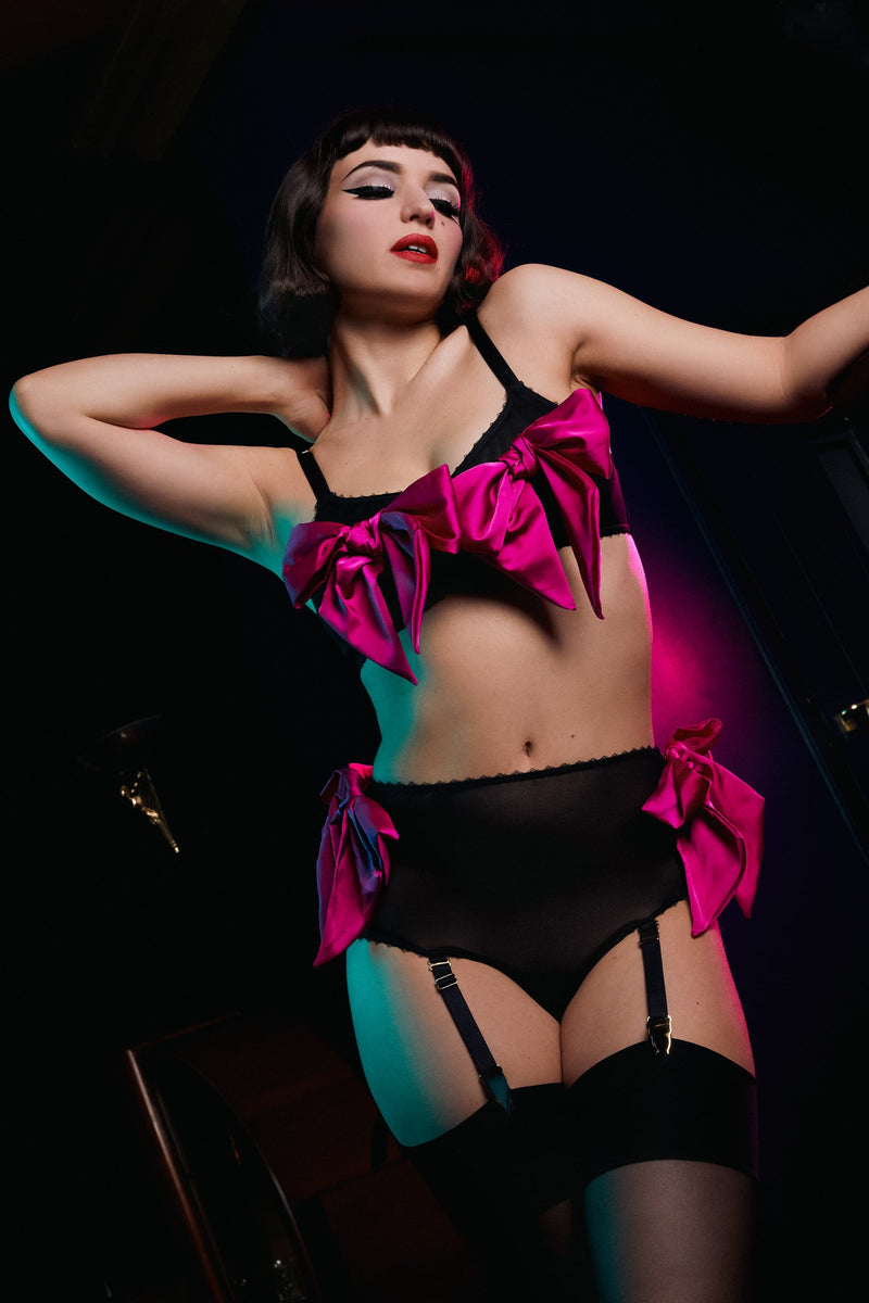 Dahlia Birthday Bow Wireless Bra