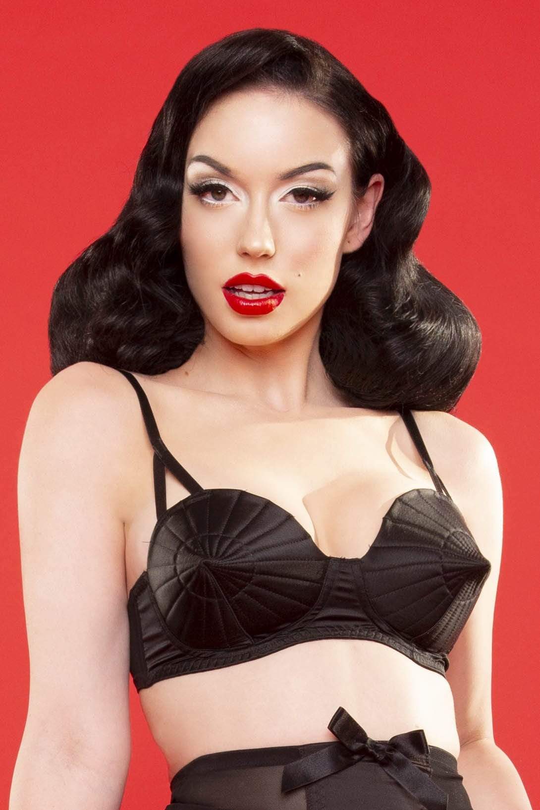 Bettie Page Retro Futuristic Bullet Bra