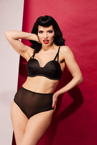 Bettie Page Retro Futuristic Bullet Bra