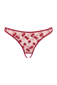 Naomi Cherry Open Back Brief