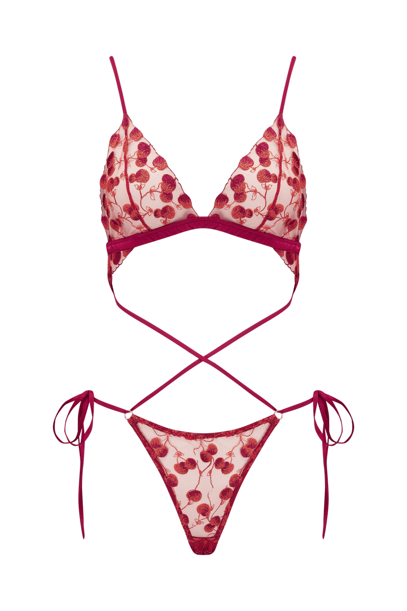 Naomi Cherry Bodysuit