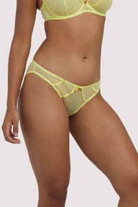 Deja Day Grace Lemon Yellow Brief