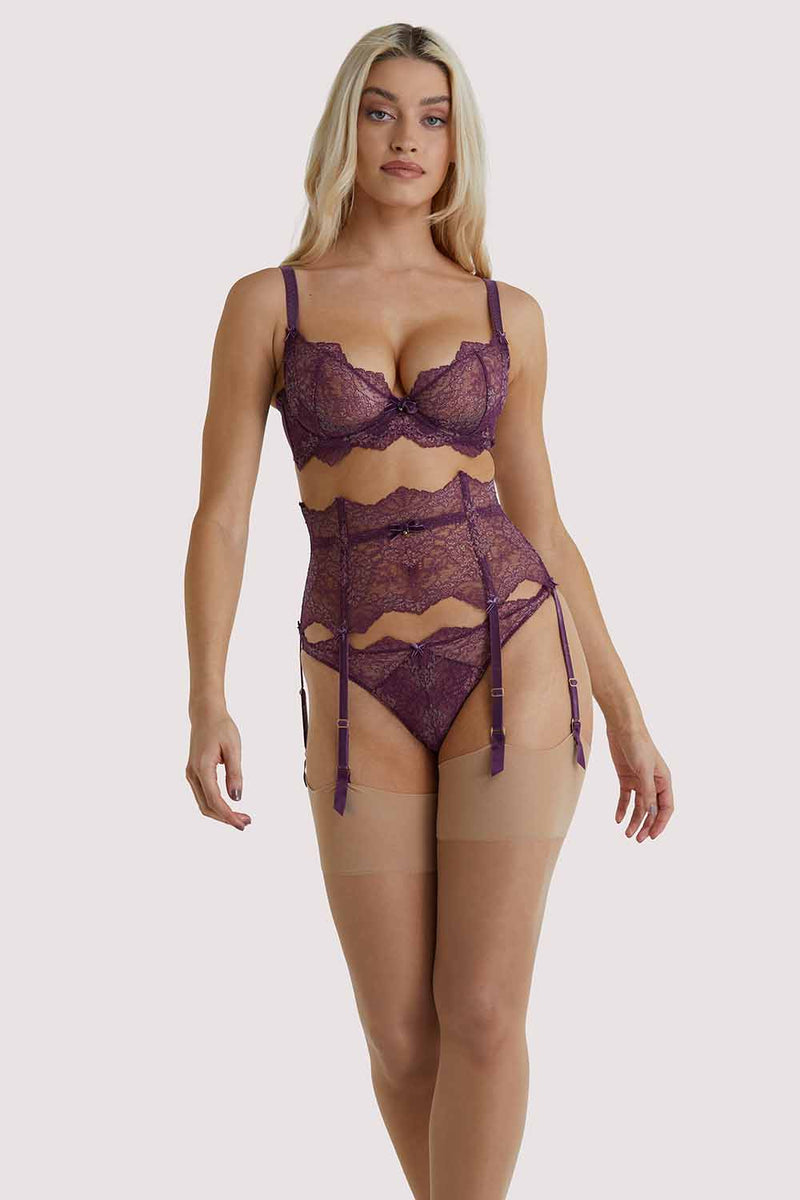 Lurex Amythest Bra