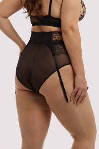 Severine Black Curve Suspender
