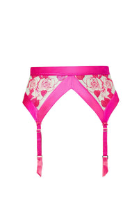 Rosabelle Pink Floral Suspender