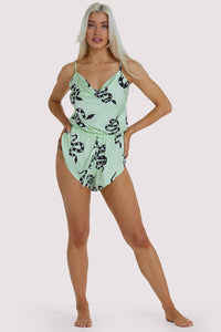 Green Moon Snake Playsuit