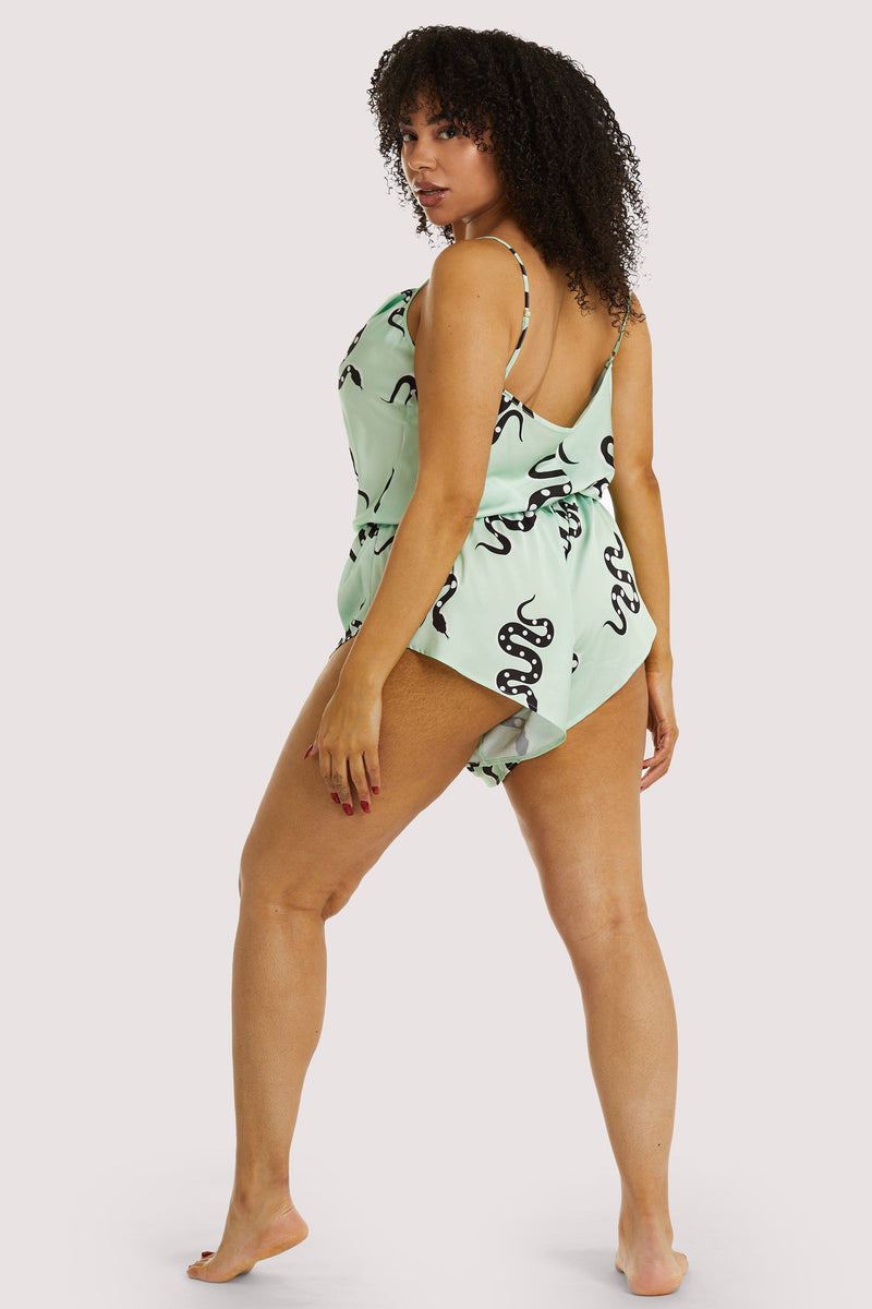 Green Moon Snake Playsuit