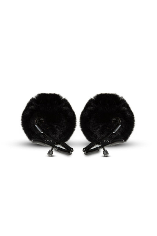 Noir Black Pom Adjustable Nipple Clamps