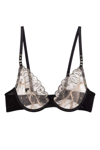 Anna Mystical Embroidery Plunge Bra