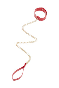 PU Collar With Lead Red