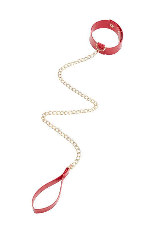 PU Collar With Lead Red