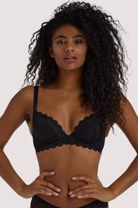 Ariana Black Lace Bra