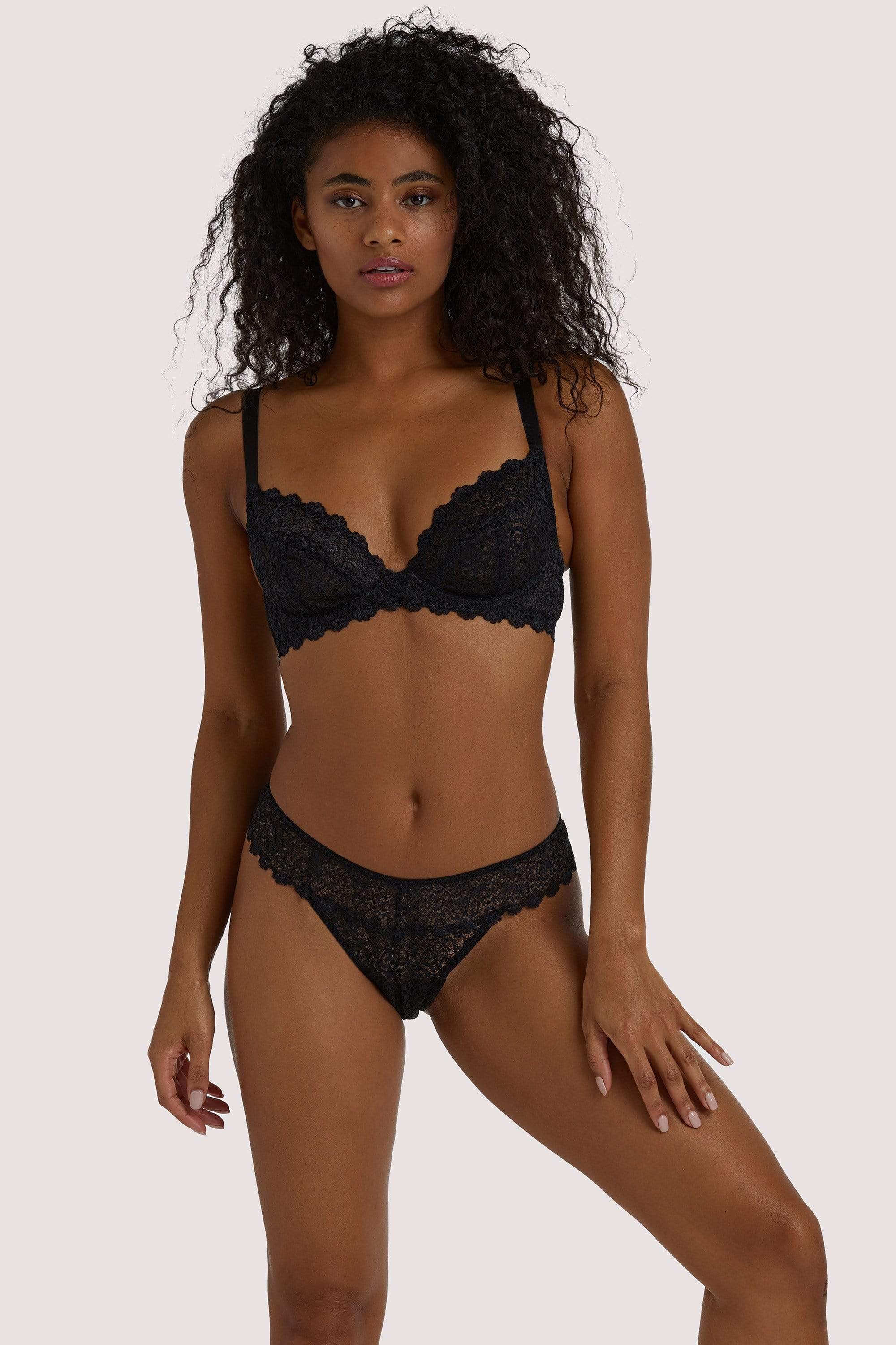 Ariana Black Lace Bra