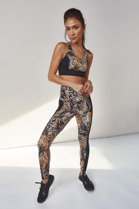 tiger print gym leggings