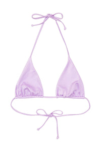 High shine triangle top lilac