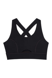 Wolf & Whistle Cross Back Bra Black